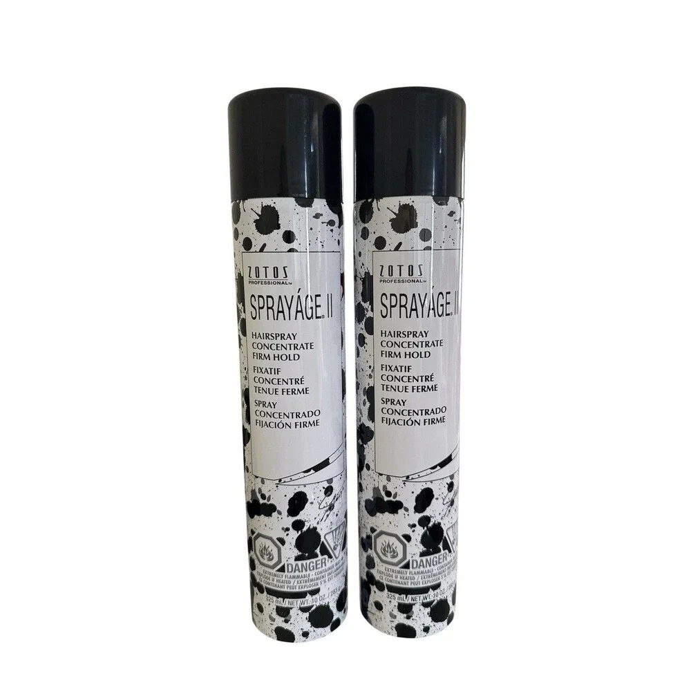 Zotos Professional Sprayage II Hair Spray Concentrate Firm Hold 10 oz New 2 Pack